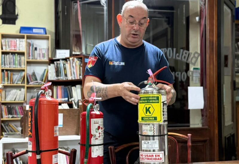 Edgardo Epelde, de Bomberos Voluntarios de San Pedro.